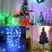 Joomer USB Fairy String Lights Color Changing 33ft 100 LED Waterproof Remote Control RGB Twinkle Lights for Bedroom Outdoor Christmas Valentine Party Decorations