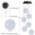 Solar Wind Chimes, Color Changing Outdoor Solar Lights Waterproof Decorative Solar String Lights Come with swivel hook for Patio, Yard, Garden, Home Christmas Decoration 