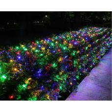 Joomer 12ft x 5ft Christmas Net Lights,360 LED 8 Modes Bush Mesh Lights Connectable, Timer, Waterproof for Christmas Trees, Bushes, Wedding, Garden, Outdoor Decorations(Green Wire, Multicolor)
