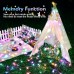 Joomer Easter String Lights 65FT 200 LED String Lights with 8 Modes Timer Connectable Waterproof Plug-in Indoor Outdoor Pastel Fairy lights for Easter Decorations