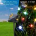 Joomer Solar String Lights, 105ft 300 LED 8 Modes Outdoor String Lights Waterproof Fairy Tree Lights for Garden, Patio, Fence, Balcony, Outdoors (Multicolor)