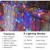 Joomer Solar String Lights, 105ft 300 LED 8 Modes Outdoor String Lights Waterproof Fairy Tree Lights for Garden, Patio, Fence, Balcony, Outdoors (Multicolor)