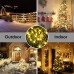 Joomer Solar String Lights 72ft 200 LED 8 Modes Solar Powered Christmas Lights Waterproof Decorative Fairy String Lights for Indoor Outdoor Decorations (Warm White)