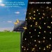 Joomer Solar String Lights 72ft 200 LED 8 Modes Solar Powered Christmas Lights Waterproof Decorative Fairy String Lights for Indoor Outdoor Decorations (Warm White)