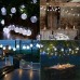 Joomer Outdoor Solar String Lights 39Ft 60 LED Upgraded Solar String Lights,8 Modes Waterproof Crystal Ball Lights Solar Fairy Patio Lights for Garden, Lawn, Porch, Gazebo, Bistro Decor(White)