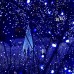 Joomer 2 Pack Solar Christmas Lights 72ft 200 LED 8 Modes Solar String Lights Waterproof Solar Fairy Lights for Garden, Patio, Fence, Balcony, Outdoors (Blue)