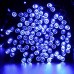 Joomer 2 Pack Solar Christmas Lights 72ft 200 LED 8 Modes Solar String Lights Waterproof Solar Fairy Lights for Garden, Patio, Fence, Balcony, Outdoors (Blue)