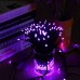 Joomer Purple Lights Halloween Solar Lights 72ft 200 LED 8 Modes Solar String Lights Waterproof Halloween Lights for Halloween Garden, Patio, Fence, Balcony, Outdoors