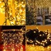 Joomer Upgraded Solar Christmas Lights, 105ft 300 LED 8 Modes Solar String Lights Waterproof Solar Fairy Lights for Garden, Patio, Fence, Balcony, Outdoors (Warm White)