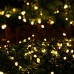 Joomer Upgraded Solar Christmas Lights, 105ft 300 LED 8 Modes Solar String Lights Waterproof Solar Fairy Lights for Garden, Patio, Fence, Balcony, Outdoors (Warm White)