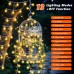 Joomer Rechargeable Camping String Lights, 33FT 100LED Waterproof Globe Lights with Timer and 13 Modes, Portable Tent Lights for Camping, Hiking, Outdoor Decoration (Warm White)