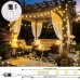 Joomer Rechargeable Camping String Lights, 33FT 100LED Waterproof Globe Lights with Timer and 13 Modes, Portable Tent Lights for Camping, Hiking, Outdoor Decoration (Warm White)