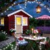 Joomer Camping String Lights, Camping Essentials Gear 66FT 200LED Rechargeable Lights Waterproof, Outdoor String Light with 13 Modes for Awn Tent Yard Garden Hiking Travel Decoration (White)