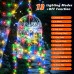 Joomer Camping String Lights, Camping Essentials Gear 66FT 200LED Rechargeable Lights Waterproof, Outdoor String Light with 13 Modes for Awn Tent Yard Garden Hiking Travel Decoration (Multicolor)