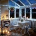 Joomer Fairy String Lights, 33FT 100LED Rechargeable Silver Wire String Lights with Timer and 13 Modes, Waterproof Portable Camping Lights for Tent, Patio, Bedroom, Outdoor Decor (White)