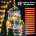 Joomer Fairy String Lights, 33FT 100LED Rechargeable Copper Wire String Lights with Timer and 13 Modes, Waterproof Portable Camping Lights for Tent, Patio, Bedroom, Outdoor Decor (Warm White)