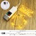 Joomer Fairy String Lights, 33FT 100LED Rechargeable Copper Wire String Lights with Timer and 13 Modes, Waterproof Portable Camping Lights for Tent, Patio, Bedroom, Outdoor Decor (Warm White)