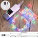 Joomer Fairy String Lights, 33FT 100LED USB Rechargeable Silver Wire String Lights with Timer and 13 Modes, Waterproof Portable Camping Lights for Tent, Patio, Bedroom, Outdoor Decor (Multicolor)