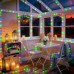 Joomer Fairy String Lights, 33FT 100LED USB Rechargeable Silver Wire String Lights with Timer and 13 Modes, Waterproof Portable Camping Lights for Tent, Patio, Bedroom, Outdoor Decor (Multicolor)