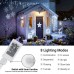 Joomer Christmas icicle lights,300 LED 29ft 8 Modes with 60 Drops,Christmas Lights with Timer,Waterproof Connectable Outdoor String Lights for Holiday,Wedding,Party Christmas Decorations(White)