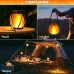 Joomer Solar Lantern Lights Outdoor, 2 Pack Waterproof Solar Lights Outdoor Lighting for Garden, Patio, Yard, House, Christmas Decoration (Warm White)